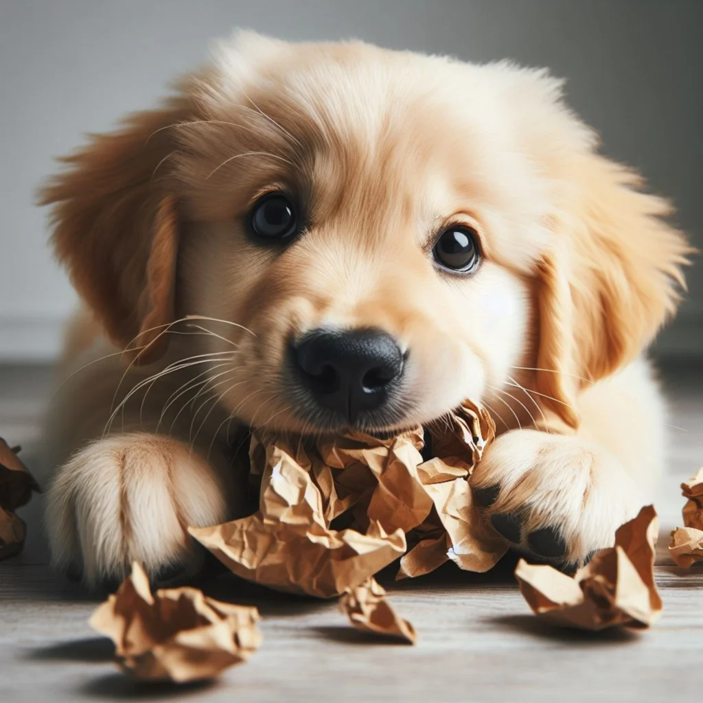 Dürfen Hunde Papier essen