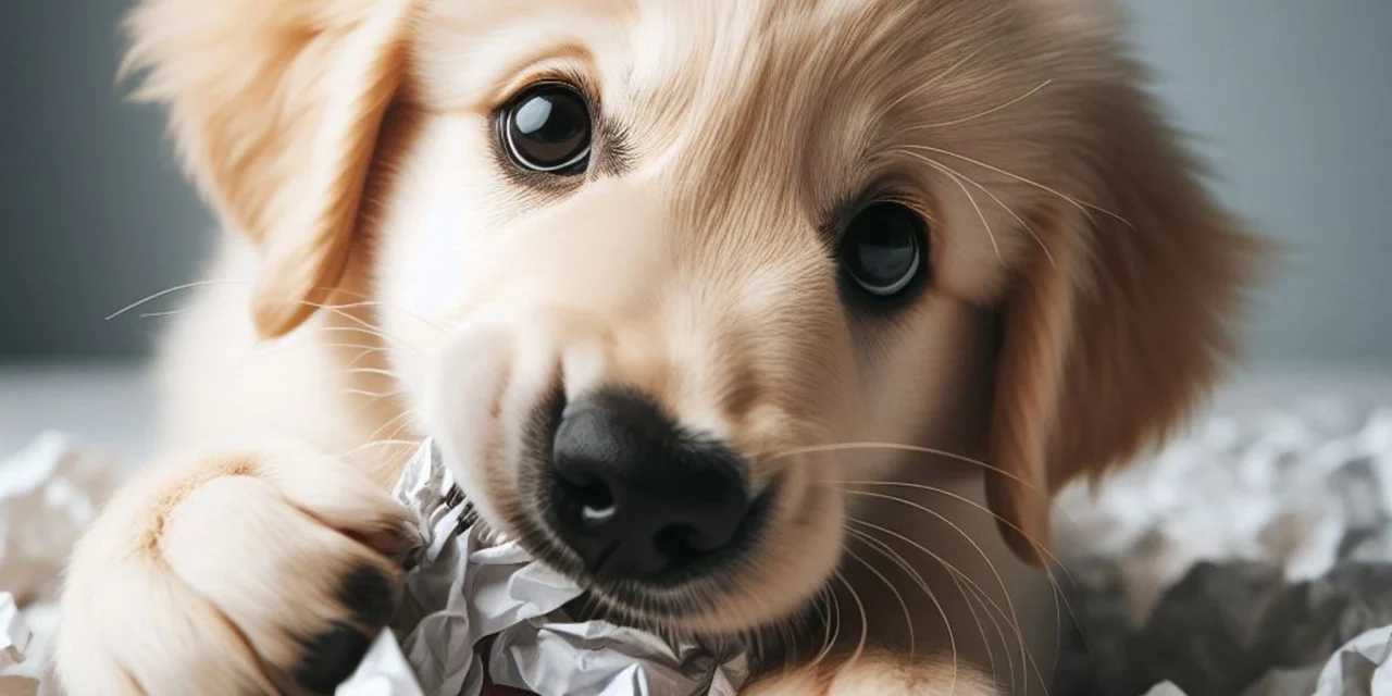 Dürfen Hunde Papier essen?